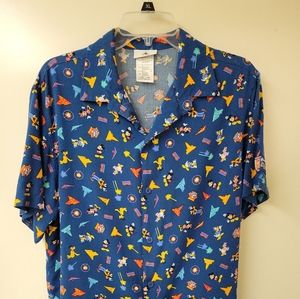 Disney California Adventure 20th Anniversary button down